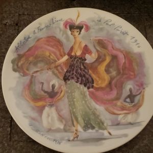 Limoges plate #5 Alberton la femme-liane